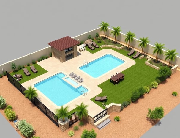 تنسيق حدائق فلل بالرياض بخبرة مهندسين متخصصين