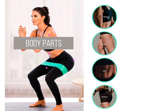 Sport / Bandes de Musculation Antidérapantes