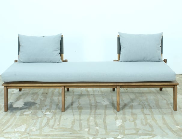 Outdoor sofa ,a pair of two couches with pillows and pillows