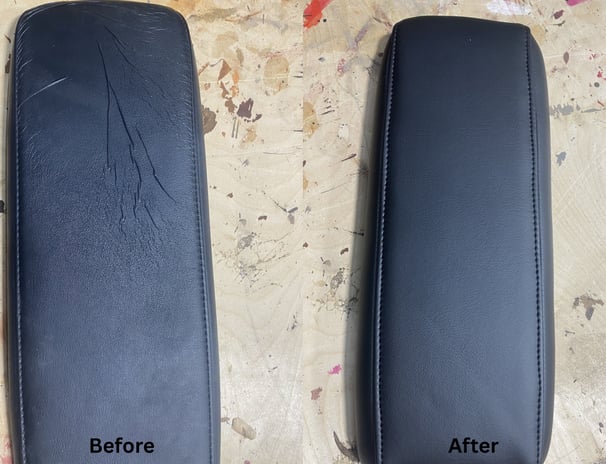 before-after-black-leather-car-armrest-restoration-leatherfixup.com