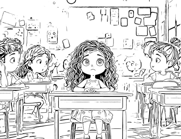 coloriage lili en classe de maissanahbooks