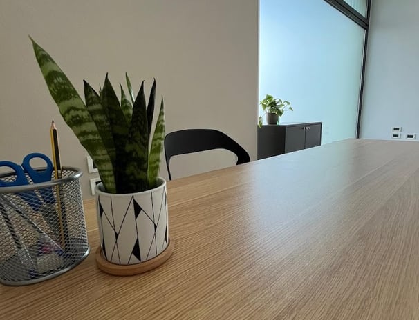 Dettaglio interno dello studio Davide Milani a Camisano Vicentino