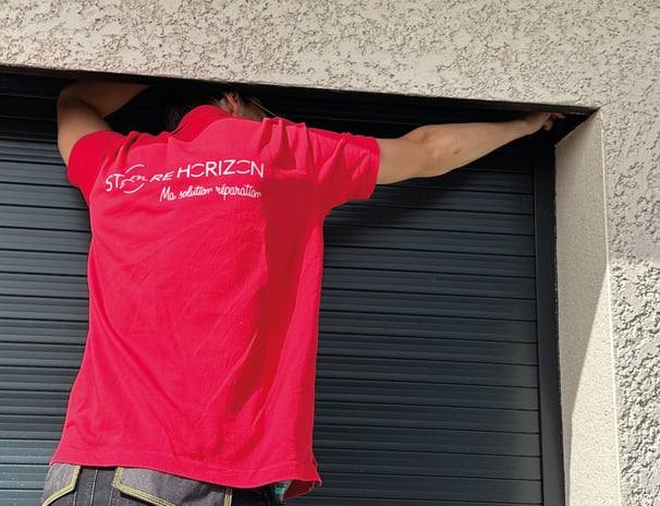 réparation volet, technicien, store horizon