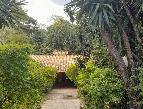 Área para eventos na Chácara Recanto Sereno