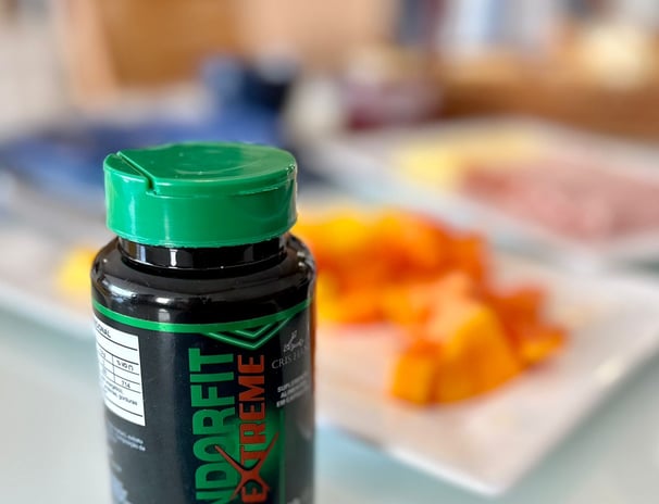 a bottle of energy drink on a table