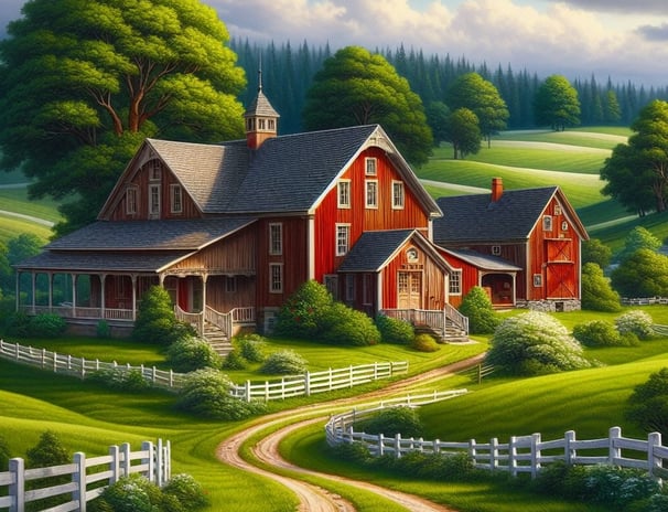 AI Generated Farmstead