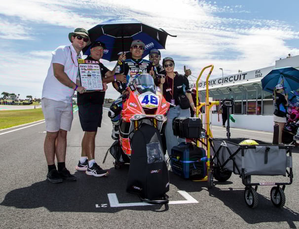Japanese Superbike Rider in Australia