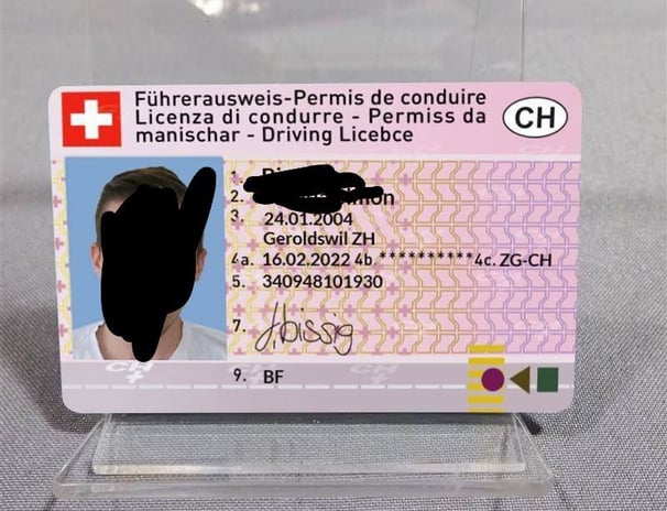 permis de conduire suisse, Schweizer Führerschein, drive licence 