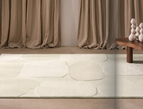 TAPIS MODELE ETRETAT MAISON CASAMANCE 100% LAINE TUFTE MAIN