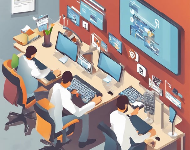 person holding pencil near laptop computer