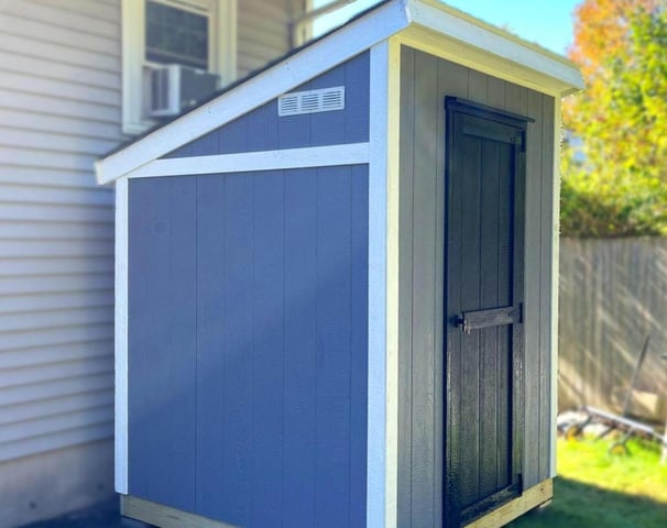 6X6 LEAN SHED