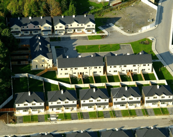 IRELAND HOUSES. SOCIAL HOUSING. UK, 