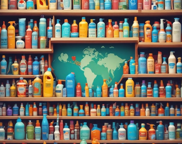 Household cleaning products and cosmetics to nurture your body to 