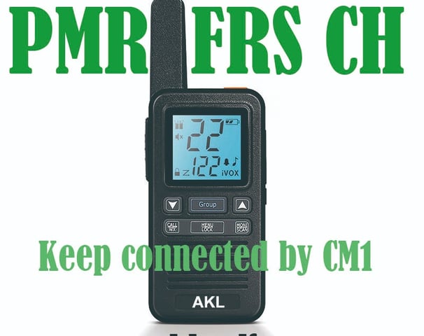 a radio with the words pmr on it
