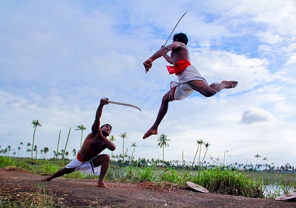 Kalaripayattu demonstration - Kerala tour package