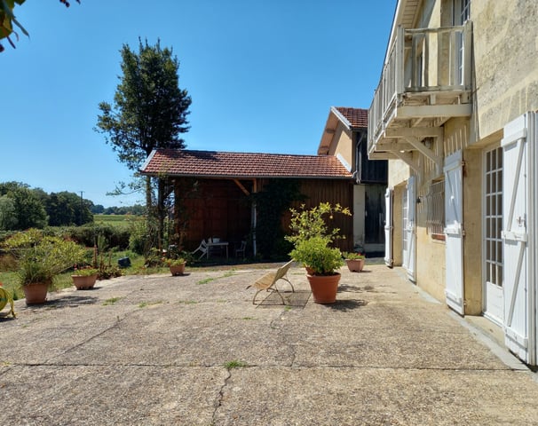 chantelevent-maison-pompignac-gironde-façade-sud + dépendance