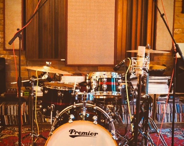 Vintage Premier Genista drum kit