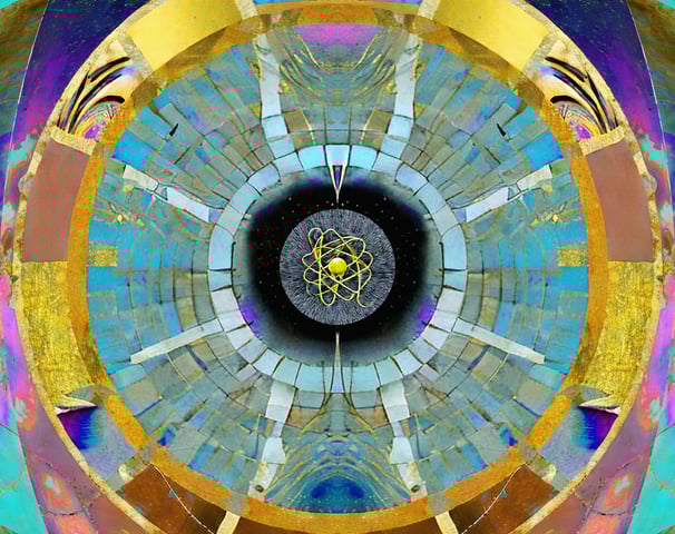 Relativity effects, Gold rush fever depth by Kim Hamilton 2023