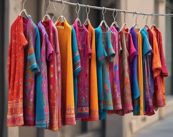 black blue and yellow textile