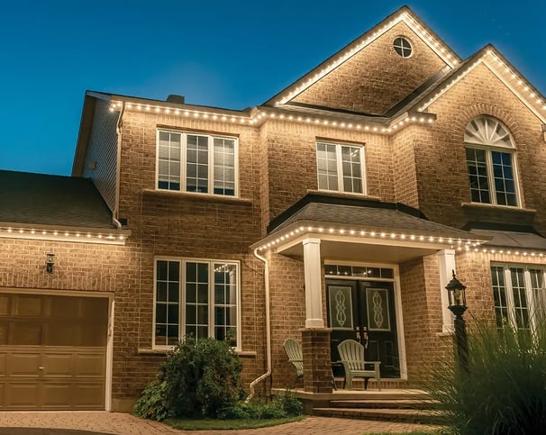 Discreet Celebright LED lighting system installed on a home in the GTA