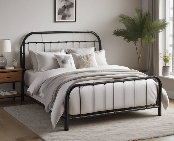Metal double bed affiliat link.