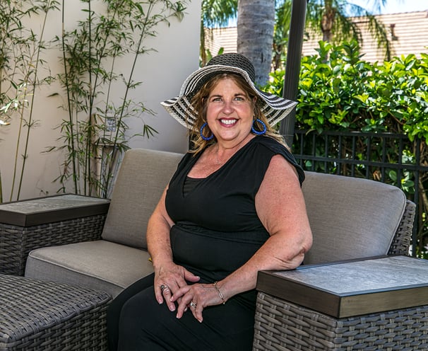 A photo of Nandy Town, the founder of Manor Magic in Celebration, Florida, who specializes in design and soft staging
