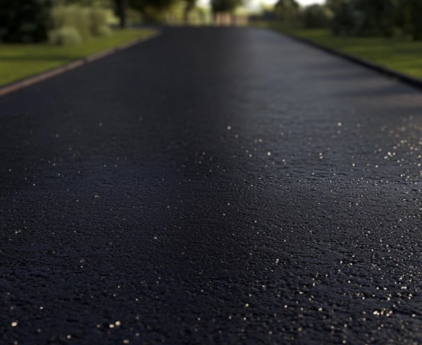 Blacktop driveway sealing service by Chattahoochee Valley Sealcoating