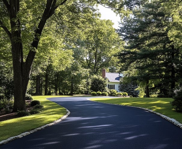 Blacktop driveway sealing service in Newnan, Georgia