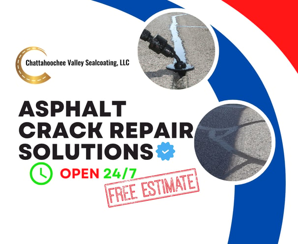 Asphalt crack repair solutions in Opelika, Alabama