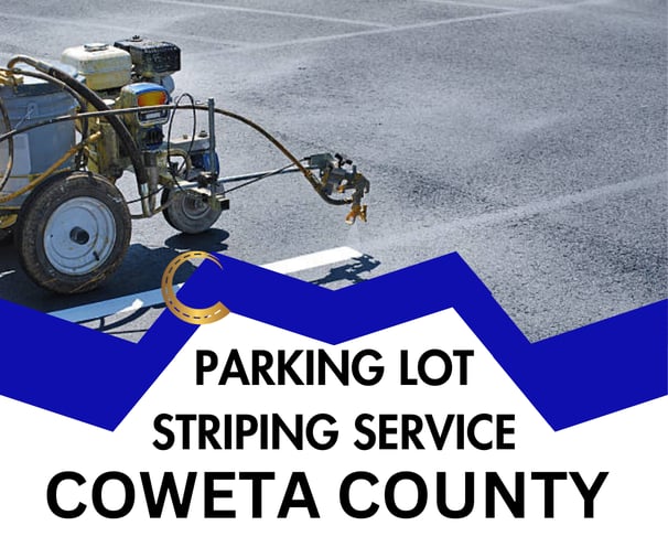 Parking Lot Line Painting in Coweta County, Georgia