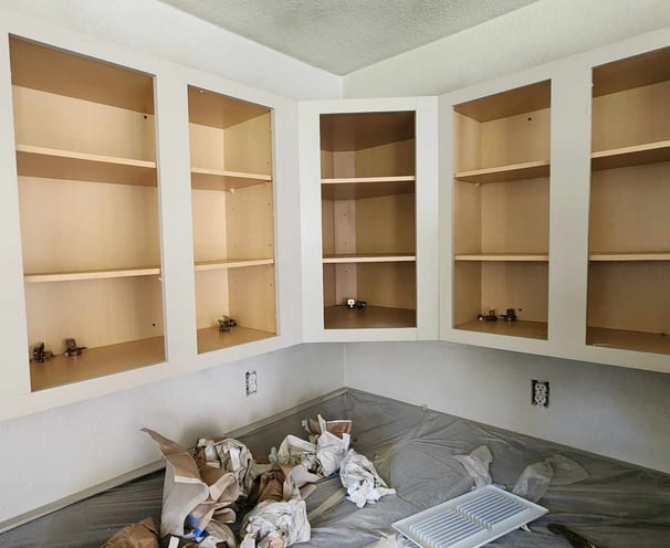painting cabinets