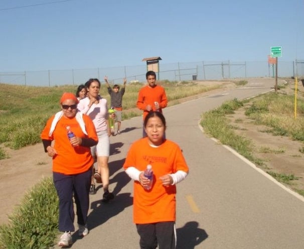 Enhancing Forward Action Inc. image of a group running
