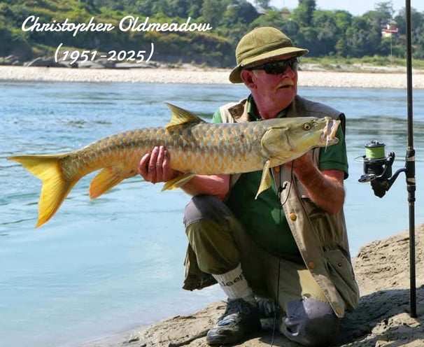 Mahseer Man Christopher Oldmeadow.