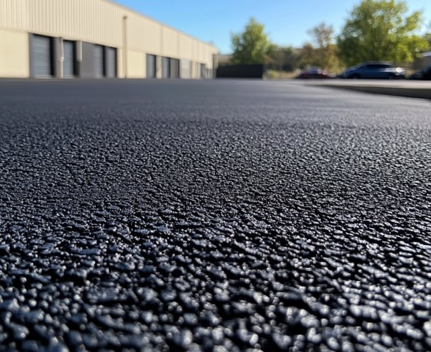 Parking lot striping and sealing by Chattahoochee Valley Sealcoating