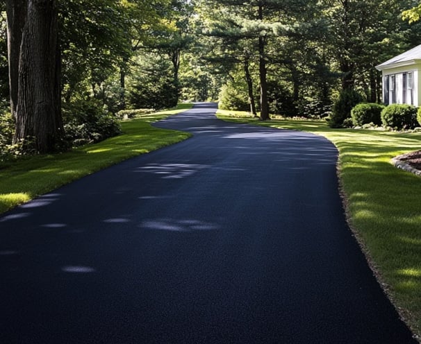 Driveway sealcoating company's work in Auburn, Alabama