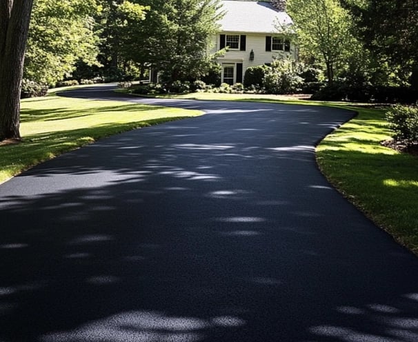 Driveway sealcoating job completed in Auburn, AL