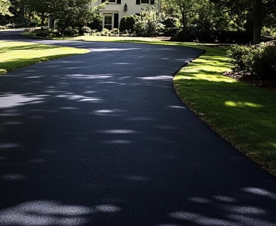 Driveway sealcoating job completed in Columbus, GA