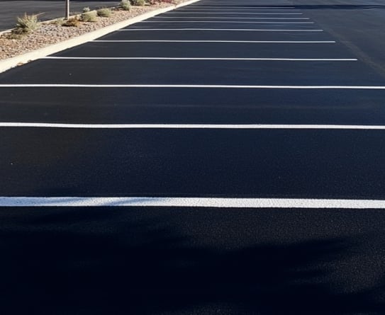 Parking lot management and markings in LaGrange, GA