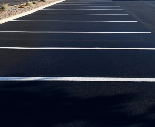 Parking lot management and markings for Columbus, Georgia