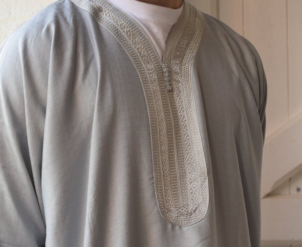 NorthernThobes' Grey Short Sleeve Thobe