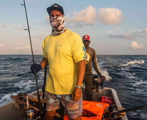 Andrew – professional fishing guide for Catamaran Fishing Charters in Zanzibar