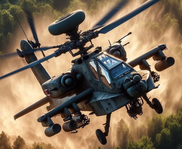 Helicóptero AH-64E Apache