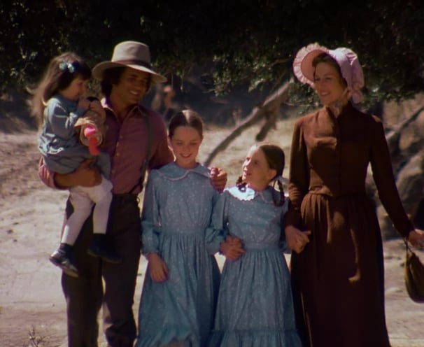 The Ingalls Family on Little House on the Prairie