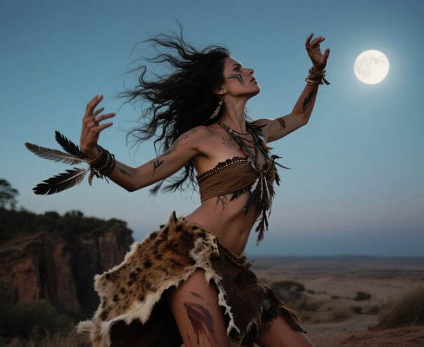 Arkkityyppien juhla – Kuusi ilmentymää feminiinisestä voimasta | Tekoälytaide | Voimaannuttavat muotokuvat | © Muse Within 2