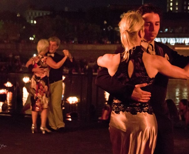 Mekhael Srour and Martha Slater tango dance