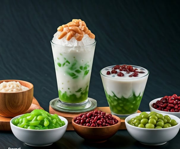 Chendol Ice ingredients