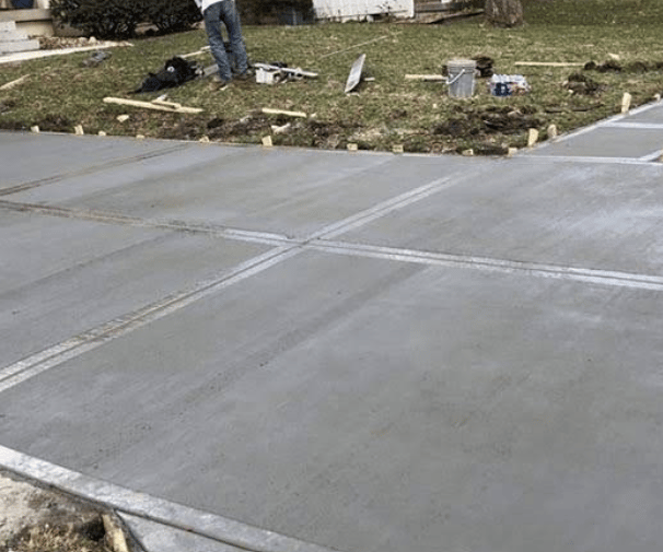 Regular Concrete Driveway Standard Concrete Driveway