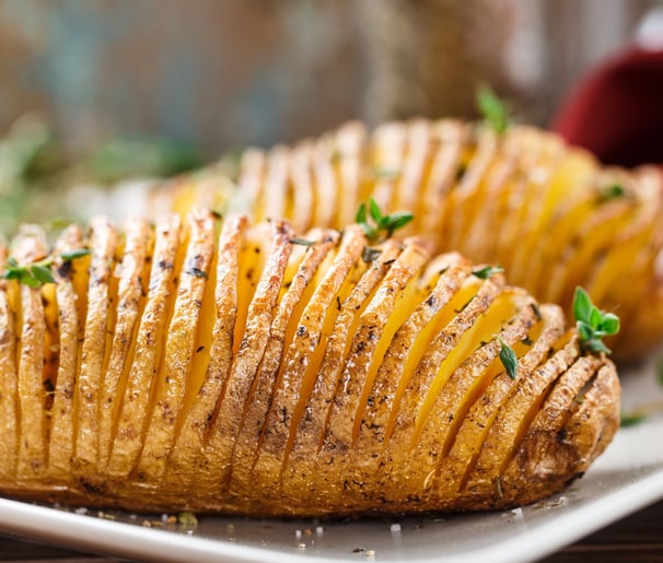  Sliced Baked Potatoes (Hasselback)