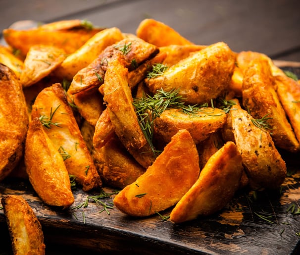 Baked Garlic Parmesan Potato Wedges