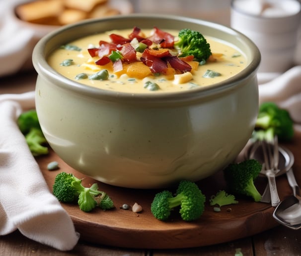 Potato, Bacon, & Broccoli Soup